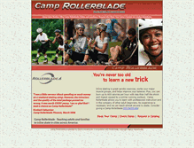 Tablet Screenshot of camprollerblade.com